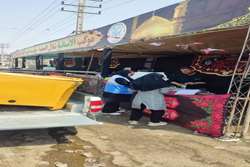 گزارش تصویری بازدید پرسنل سلامت محیط مرکز بهداشت غرب اهواز از موکب‌های سیاحی